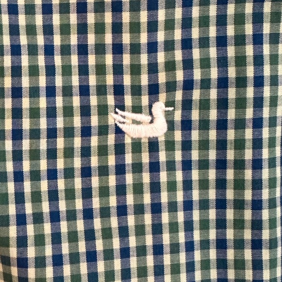 Southern Marsh Baylor University blue and green long sleeve button down - Picture 3 of 12